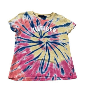 Tommy Hilfiger Tie Dye T-Shirt Short Sleeve Casual‎ Top